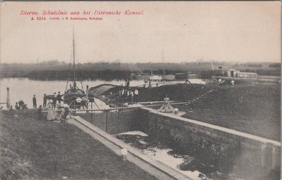 DIEREN - Schutsluis aan het Dierensche Kanaal