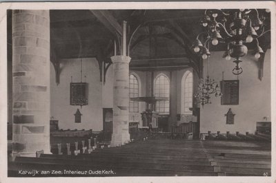 KATWIJK AAN ZEE - Interieur Oude Kerk