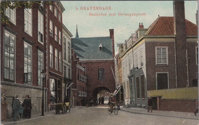 S GRAVENHAGE - Buitenhof met Gevangenpoort