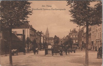 DEN HAAG - Standbeeld Spinoza Paviljoengracht