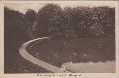 DEN HAAG - Scheveningsche Boschjes. Waterpartij