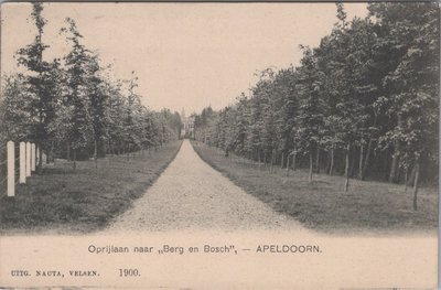 APELDOORN - Oprijlaan naar Berg en Bosch