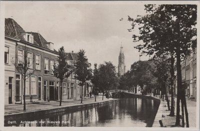 DELFT - Achterom met Nieuwe Kerk