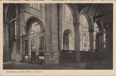 GOUDA - Interieur Groote Kerk