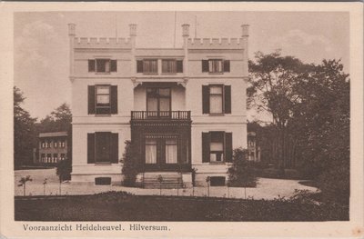 HILVERSUM - Vooraanzicht Heideheuvel