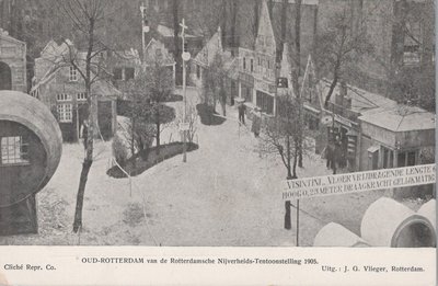 ROTTERDAM - Oud-Rotterdam van de Rotterdamsche Nijverheids-Tentoostelling 1905