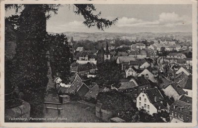 VALKENBURG - Panorama vanaf de Ruine