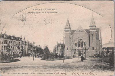 S GRAVENHAGE - Regentesseplein en Regentessekerk