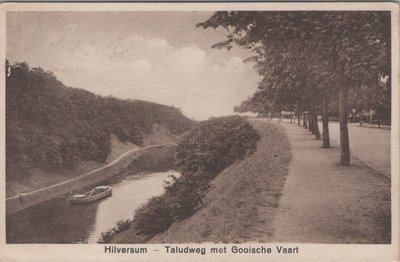 HILVERSUM - Taludweg met Gooische Vaart