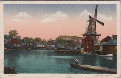 HAARLEM - t Spaarne. Molen