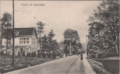 SOESTDIJK - Dorpsgezicht, groet uit Soestdijk