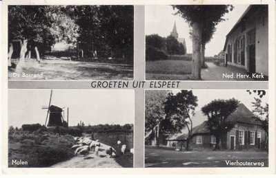 ELSPEET - Meerluik Groeten uit Elspeet