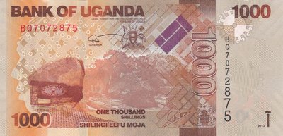 UGANDA P.49b - 1000 Shillings 2013 UNC