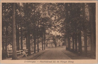 DRIEBERGEN - Hoofdstraat bij de Hooge Steeg