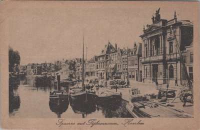 HAARLEM - Spaarne met Tijlermuseum