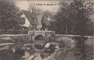 BERGEN N. H. - t Sluisje te Bergen N. H.