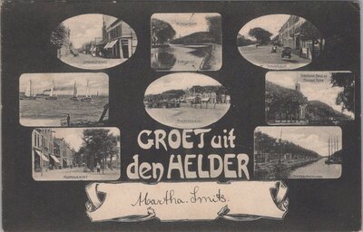 DEN HELDER - Meerluik Groet uit den Helder