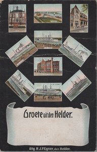 DEN HELDER - Meerluik Groete uit Den Helder