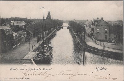 DEN HELDER - Gezicht over 't Heldersche Kanaal