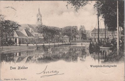 DEN HELDER - Westplein-Kerkgracht