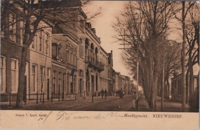 DEN HELDER - Hoofdgracht. Nieuwediep