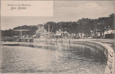 DEN HELDER - Gezicht op het Molenplein