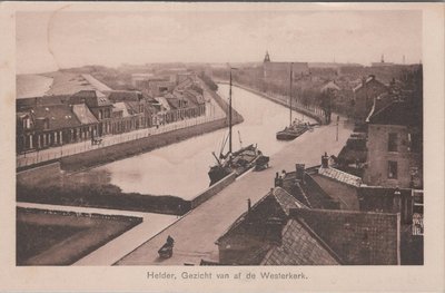 DEN HELDER - Gezicht van af de Westerkerk