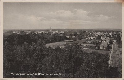 LOCHEM - Panorama vanaf de Watertoren, Lochem