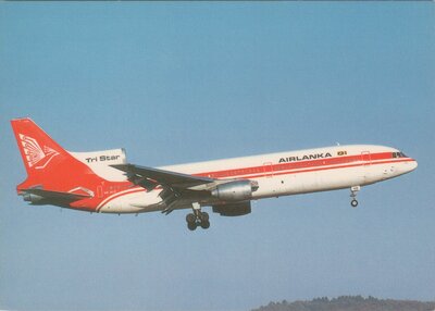 AIRLANKA L 1011-385 TriStar