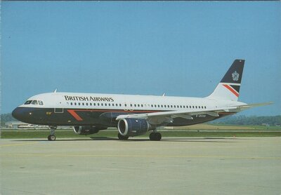 BRITISH AIRWAYS Airbus A-320-110 G-BUSB Geneve