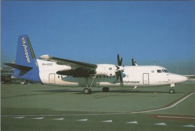 KLM Cityhopper Fokker 50