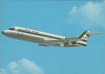 NIGERIA AIRWAYS F 28 Jet