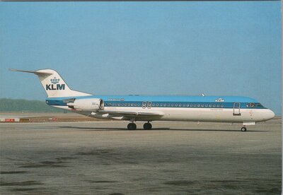 KLM Fokker 100 PH-KLC Geneve