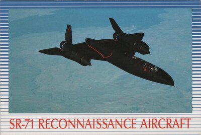 SR-71 Reconnaissance Aircraft