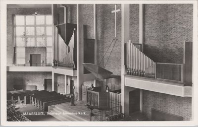 MAASSLUIS - Interieur Immanuelkerk