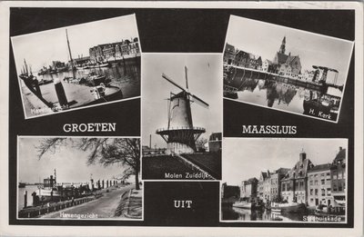 MAASSLUIS - Meerluik Groeten uit Maassluis