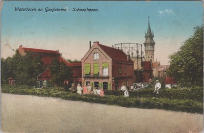 SCHOONHOVEN - Watertoren en Gasfabriek