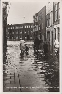 DORDRECHT - Nationale ramp in Nederland 1953