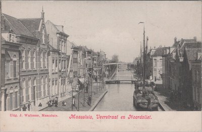 MAASSLUIS - Veerstraat en Noordvliet