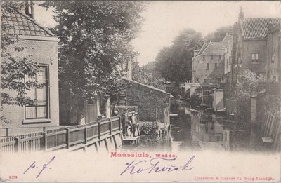 MAASSLUIS - Wedde