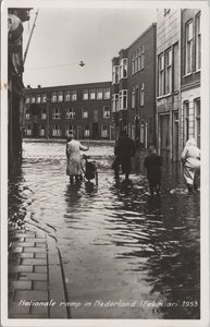 DORDRECHT - Nationale ramp in Nederland 1 Februari 1953