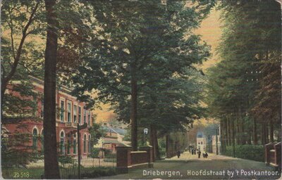 DRIEBERGEN - Hoofdstraat by 't Postkantoor