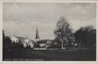 DOORN - Ned. Herv. Kerk en Pastorie