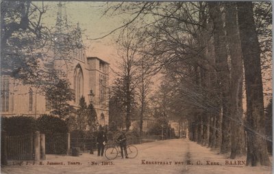 BAARN - Kerkstraat met R. C. Kerk