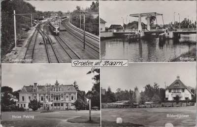 BAARN - Meerluik Groeten uit Baarn.