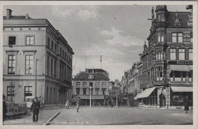 UTRECHT - Mariaplaats met Gebouw van K. & W.