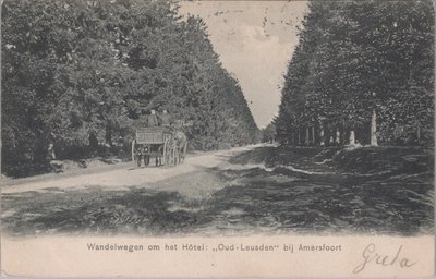 AMERSFOORT - Wandelwegen om het Hotel Oud - Leusden bij Amersfoort