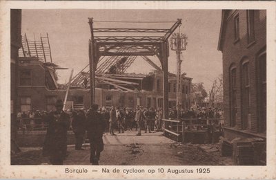 BORCULO - Na de cycloon op 10 Augustus 1925