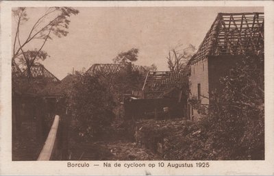 BORCULO - Na de cycloon op 10 Augustus 1925