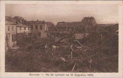 BORCULO - Na de cycloon op 10 Augustus 1925